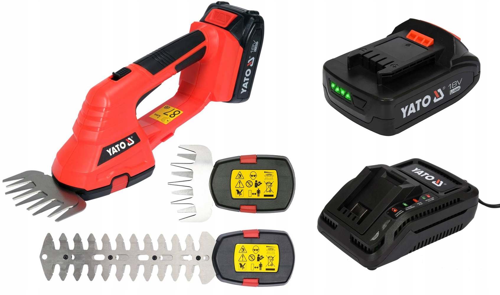 Elektrické nožnice na batérie Yato 10 cm 18 V